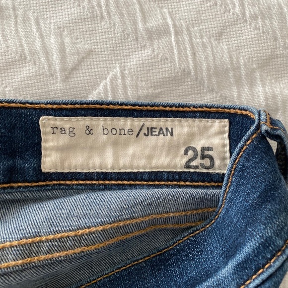 Rag & Bone Distressed Boyfriend Jeans size 25 - Picture 3 of 6